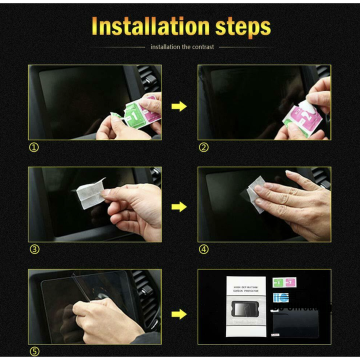 Jeep Wrangler Jl/jlu 2018 Nano Film Car Gps Navigation Screen Protector +