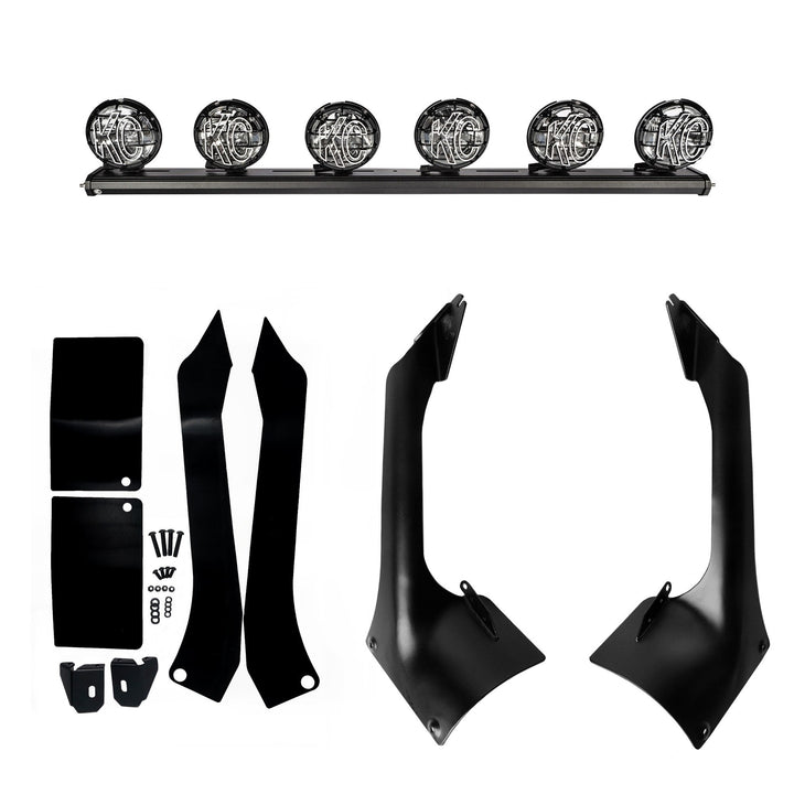 KC HiLiTES 50" Overhead Xross Bar Light Mount Kit  for 18-25Jeep Wrangler JL & Gladiator JT
