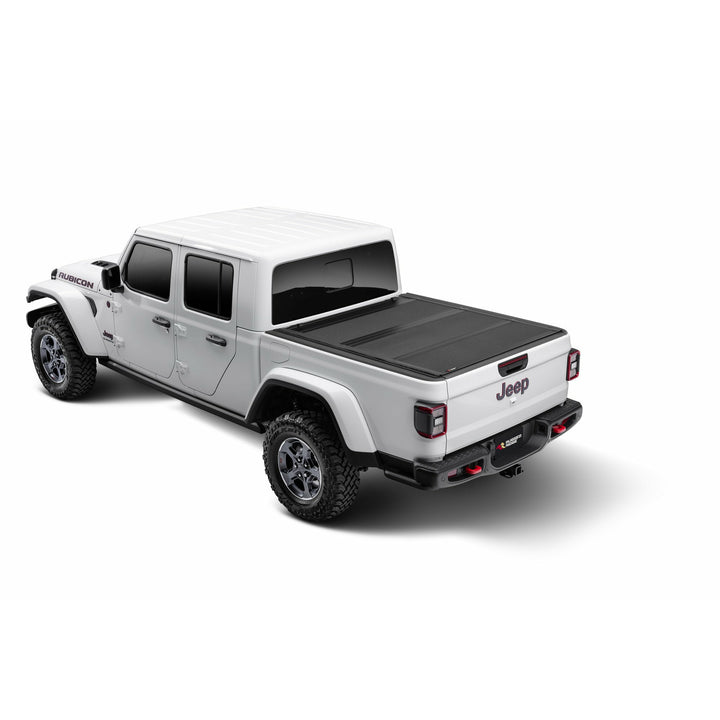 Rugged Ridge Armis Hard Folding Bed Cover with LINE-X for 20-25 Jeep Gladiator JT