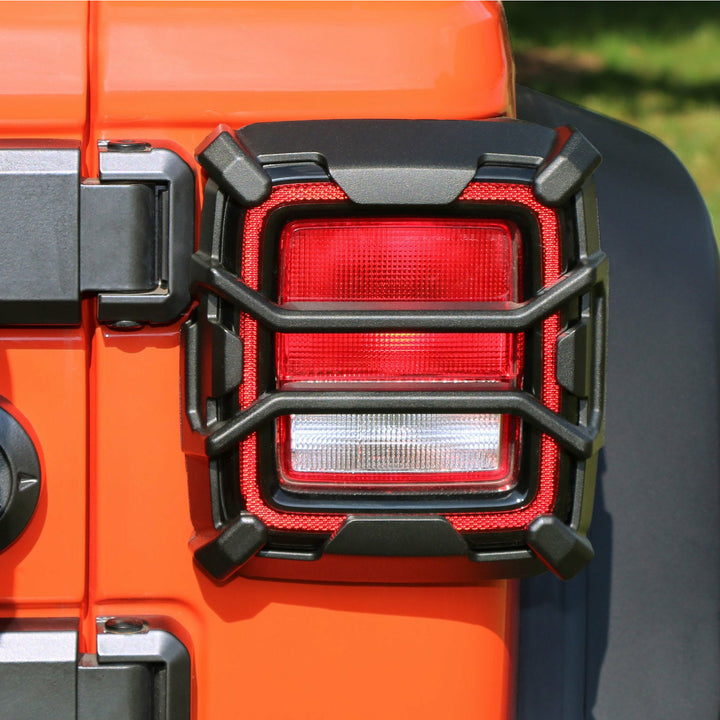 Rugged Ridge Elite Tail Light Guards for 18-25 Jeep Wrangler JL with Factory Halogen Tail Lights