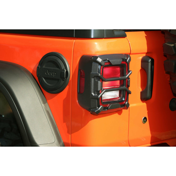 Rugged Ridge Elite Tail Light Guards for 18-25 Jeep Wrangler JL with Factory Halogen Tail Lights