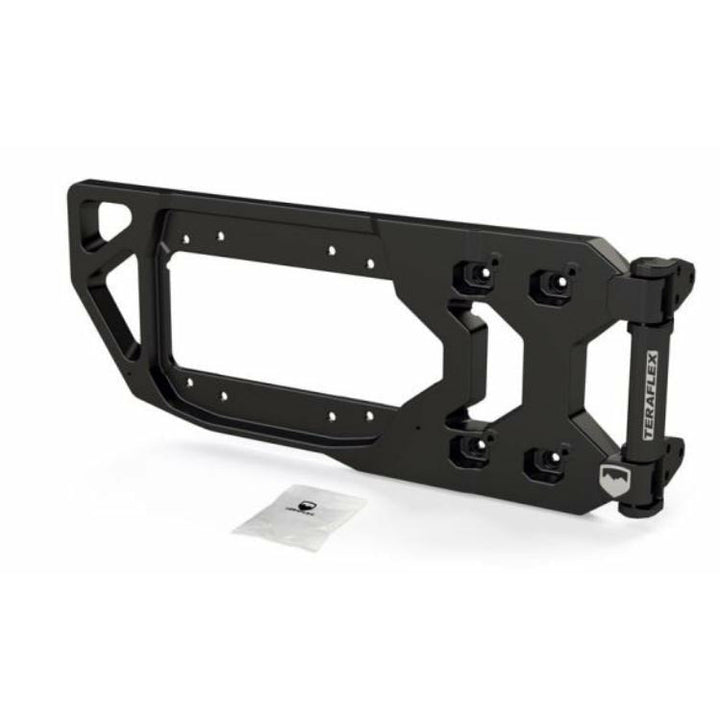 Teraflex Alpha HD Hinged Spare Tire Carrier & Adjustable Spare Tire Mount Kit For 18-25 Jeep Wrangler JL