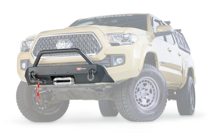 WARN Industries Semi-Hidden Kit WIth Grille Guard For '16 - '23 TOYOTA TACOMA