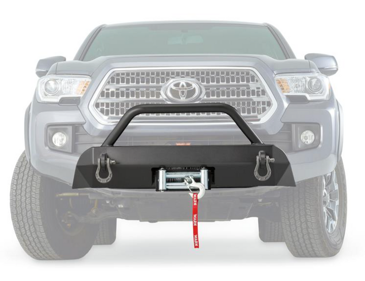 WARN Industries Semi-Hidden Kit WIth Grille Guard For '16 - '23 TOYOTA TACOMA