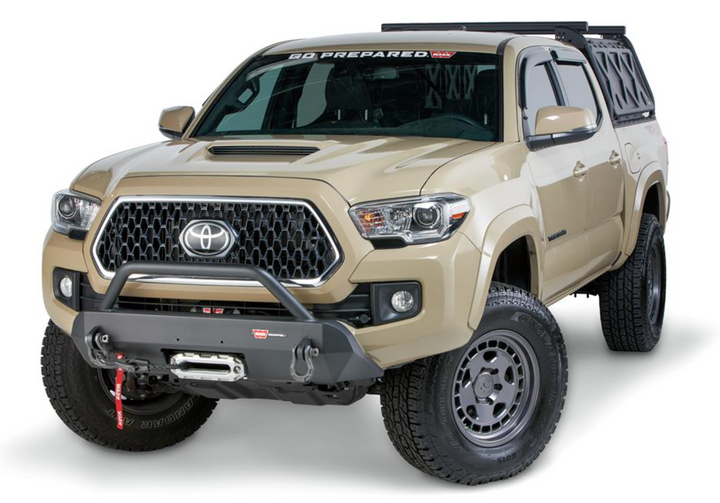 WARN Industries Semi-Hidden Kit WIth Grille Guard For '16 - '23 TOYOTA TACOMA