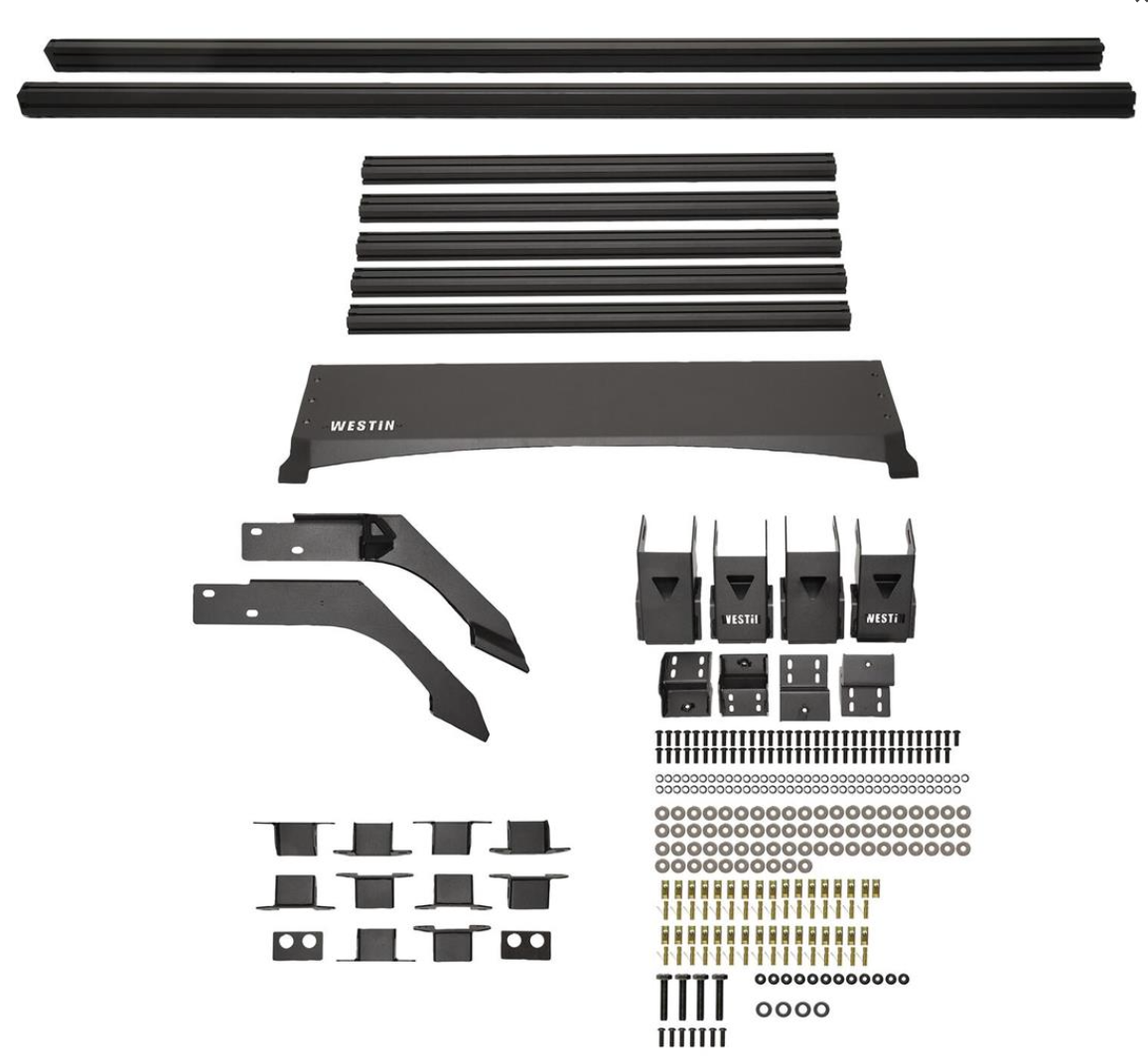 Westin Automotive MESA Roof Rack Textured Black