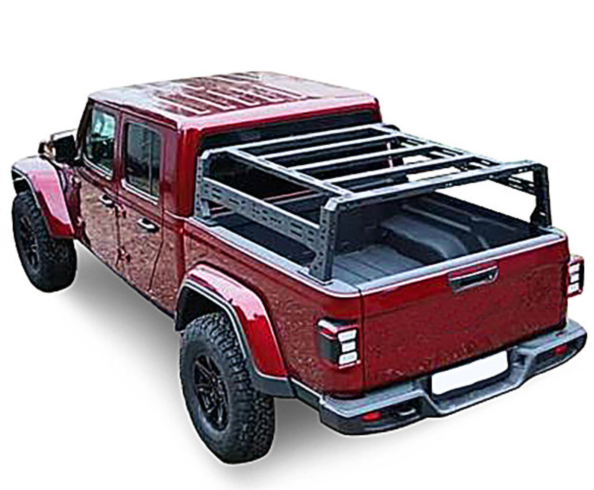 Black Horse Off Road Overland Utility Rack for 20-24 Jeep Gladiator JT