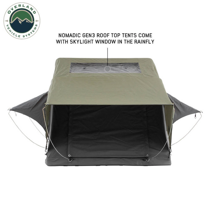 Overland Vehicle Systems Nomadic 4 Extended Roof Top Tent