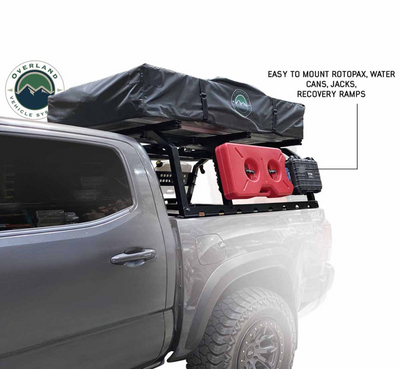 OVERLAND VEHICLE SYSTEMS Discovery Rack -Mid Size Truck Short Bed Application