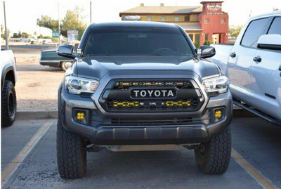 Baja Designs Amber Squadron Fog Light Kit Toyota Tacoma | Tundra | 4Runner