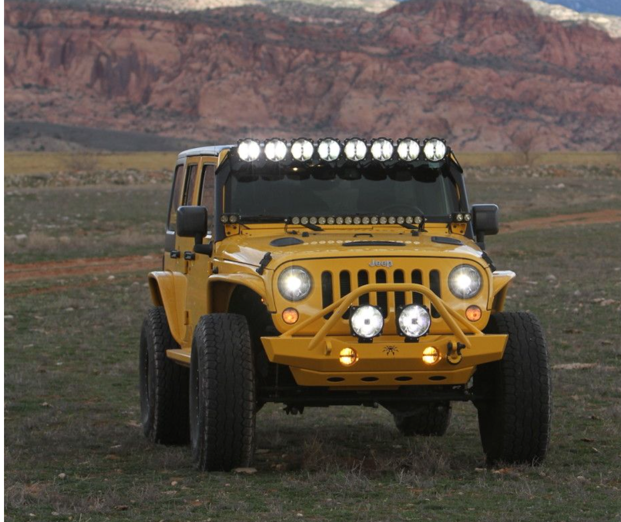 KC Hilites 7" Gravity® LED Pro DOT Headlight - Driving Beam - Pair - Universal / 07-18 Jeep JK