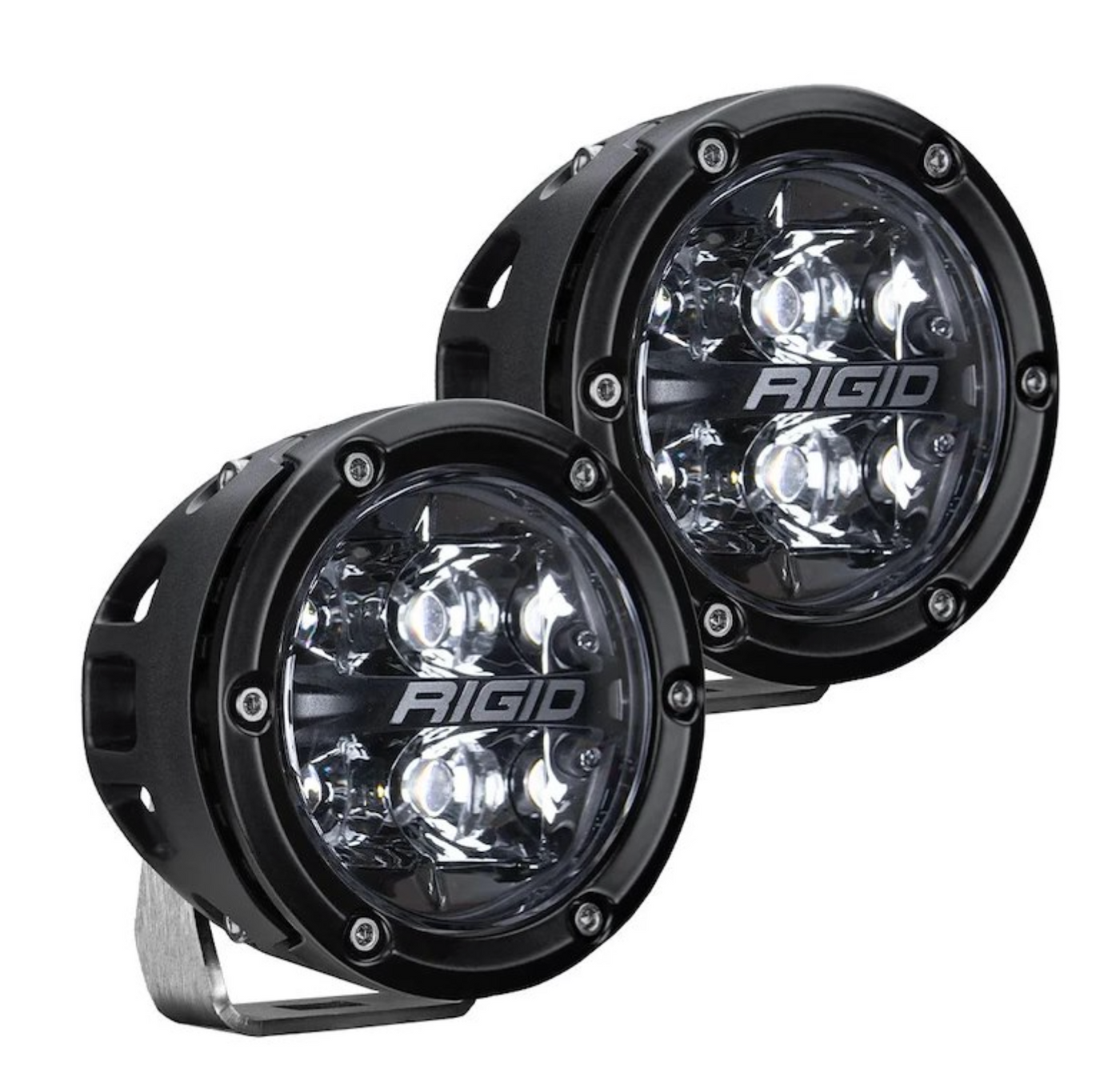 Rigid Industries A-Pillar Kit  with 360 spot and drive lights for 2021+ Ford bronco