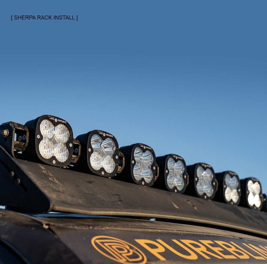 Baja Designs Toyota XL Linkable Roof Light Bar Kit For Prinsu/Sherpa Rack