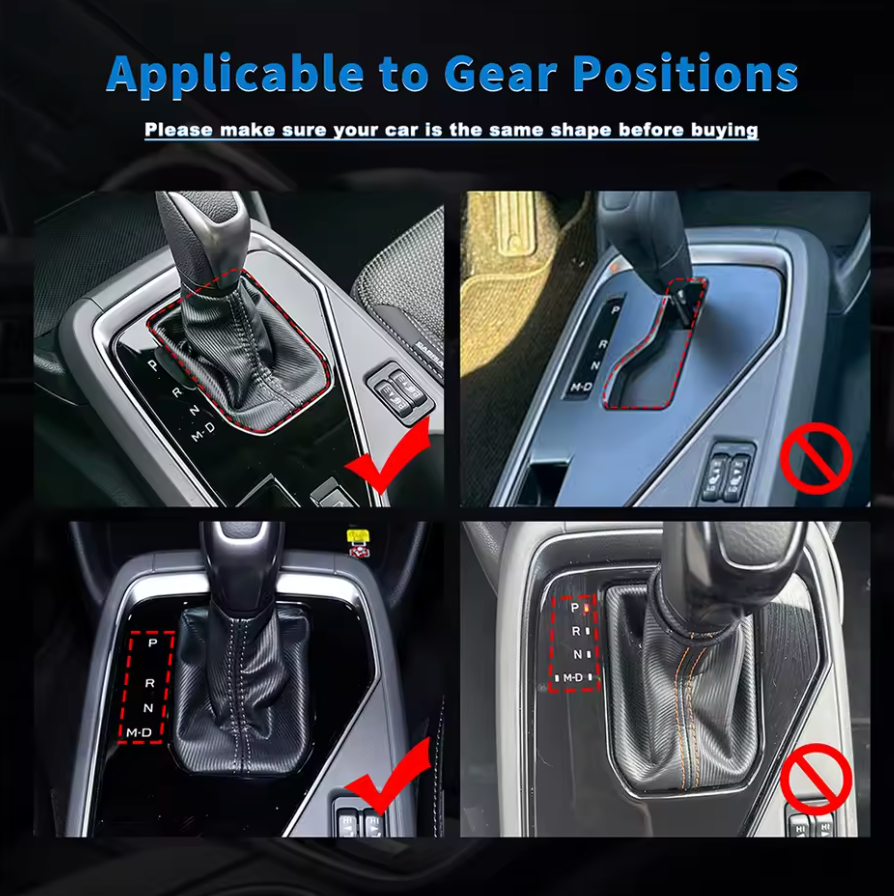 Shifter Panel BC Offroading Carbon Fiber Cover Gear Shift Panel For Subaru Crosstrek