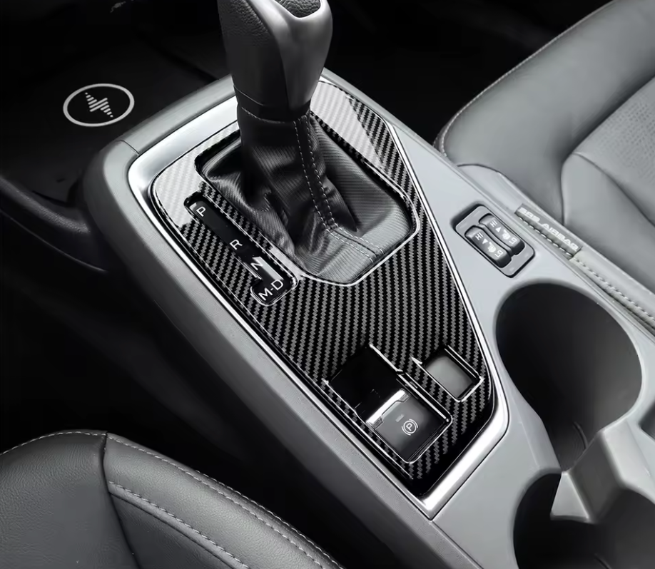 Carbon Fiber Look Shift Knob Cover Trim For Subaru Forester Crosstrek Outback