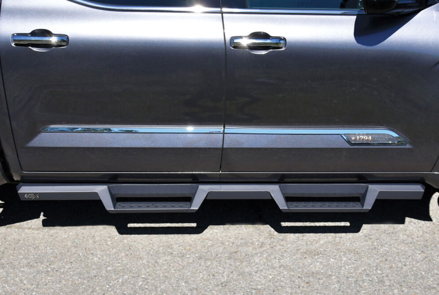 HDX Drop Nerf Bars Textured Black Steel Toyota Tundra 2022-2025