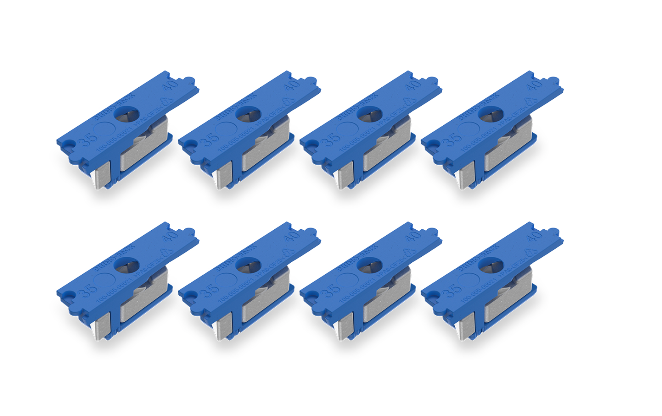 ZWIFLOC CHANNEL NUTS - 8 PACK