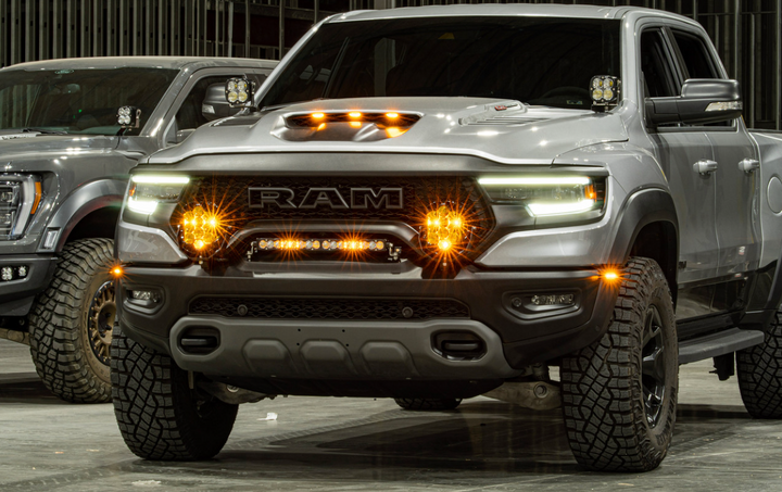 RAM LP9 Pro Bumper Light Kit - RAM 2019-24 1500 Rebel; 2021-24 1500 TRX