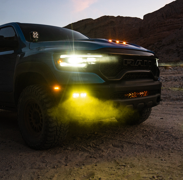 Baja Designs RAM Dual S2 SAE Fog Pocket Light Kit - RAM 2019-24 1500 Rebel; 2021-24 1500 TRX