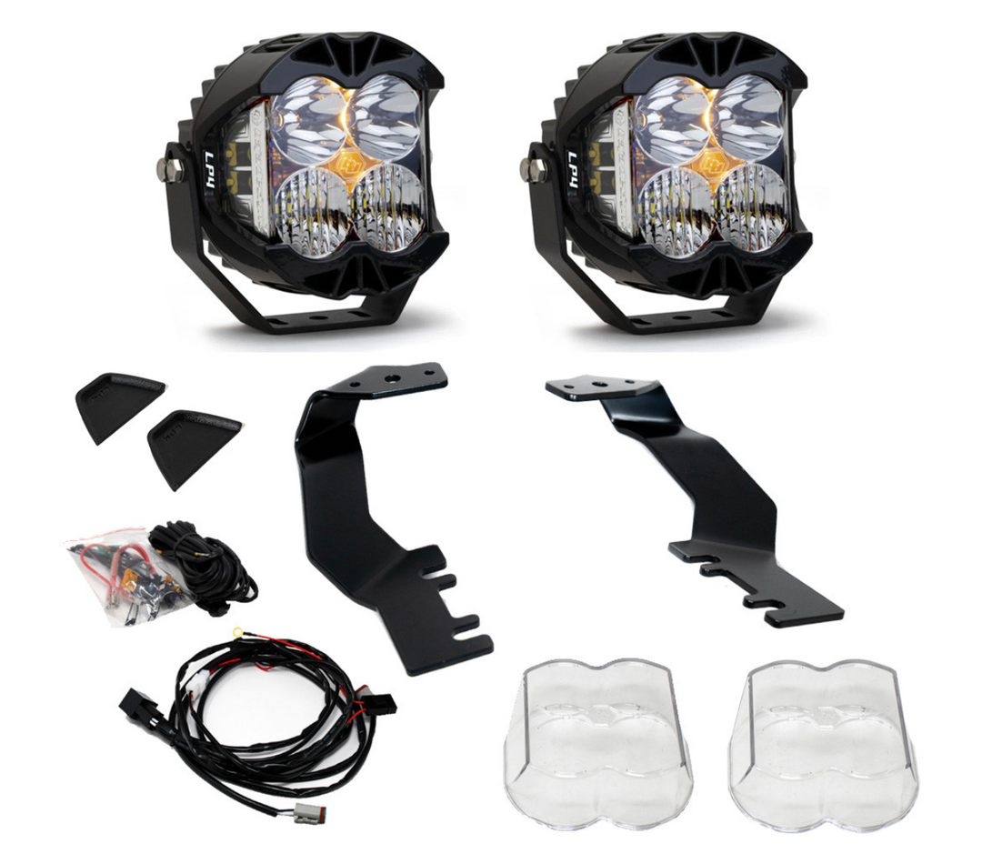 Baja Designs Toyota LP4 Pro A-Pillar Light Kit - Toyota Tundra and Sequoia (2022-2025)