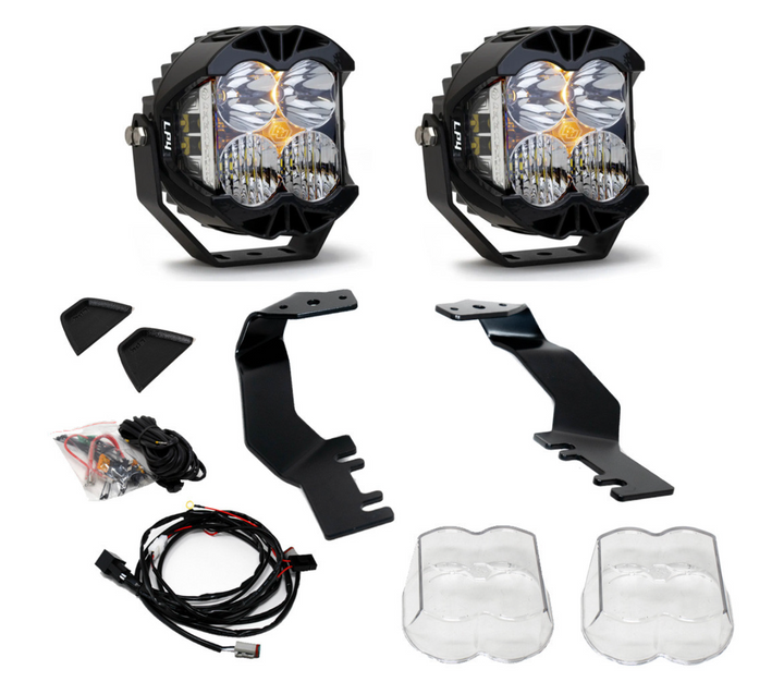 Baja Designs Toyota LP4 Pro A-Pillar Light Kit - Toyota Tundra and Sequoia (2022-2025)