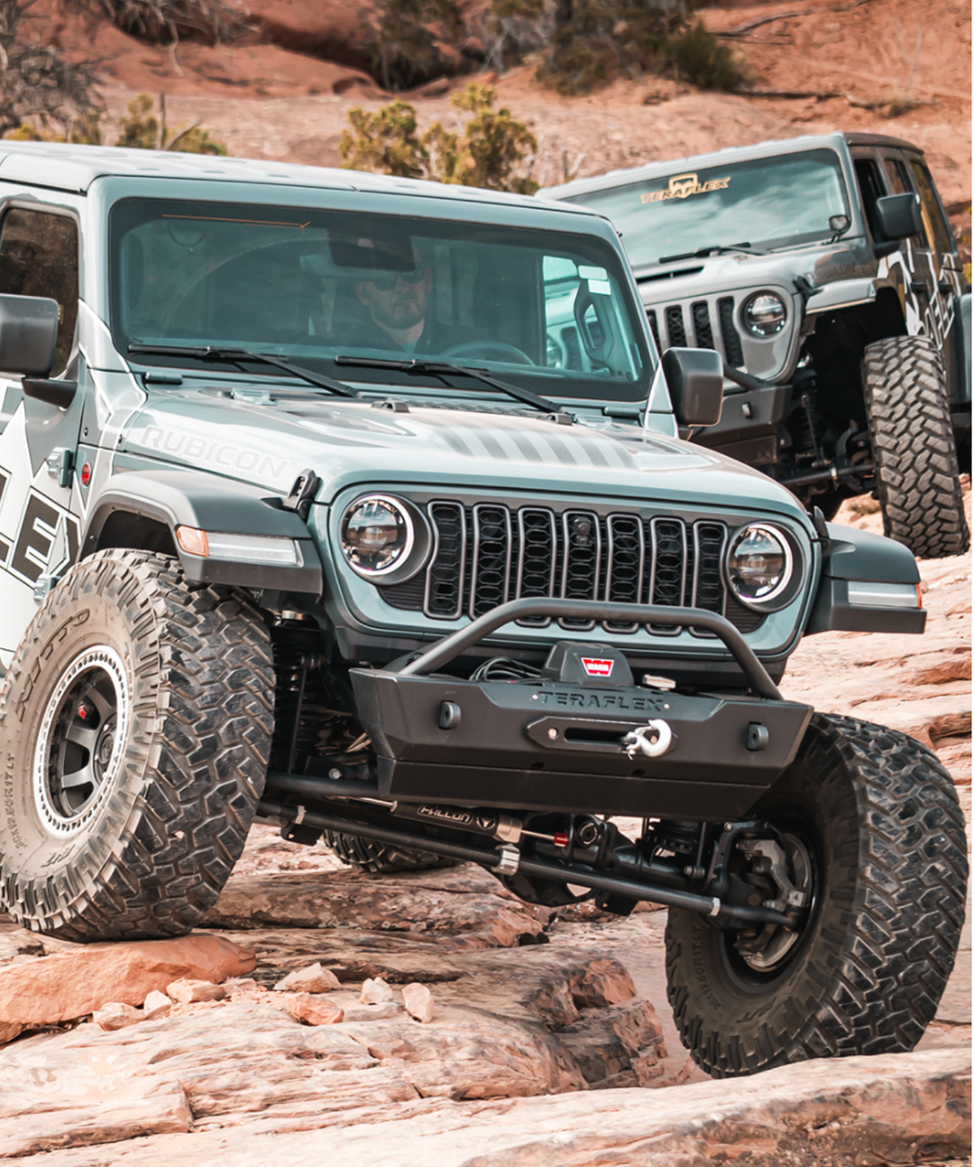 Teraflex JL / JT / JK: 1.75” RockGuard Crest Front Bumper Hoop