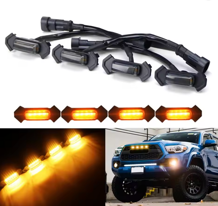 BC Offroading LED Front Grille Running Lights Toyota Tacoma 2016-2023