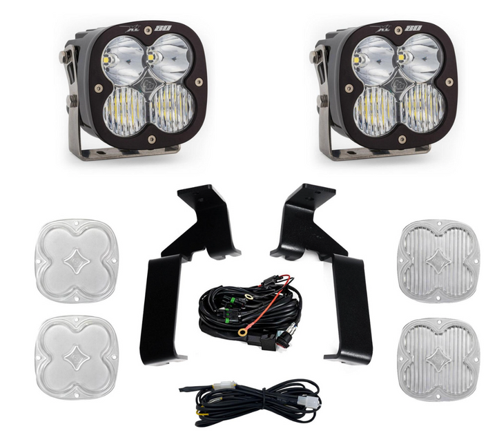 Baja Designs Ford XL80 A-Pillar Light Kit - 2021-2025 Ford Raptor / Raptor R / Raptor 37
