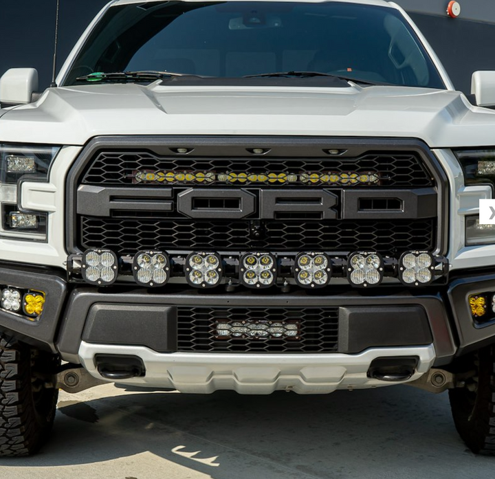 Baja Designs Ford S8 30 Inch Grille Upper Light Bar Kit - Ford 2017-20 F-150 Raptor