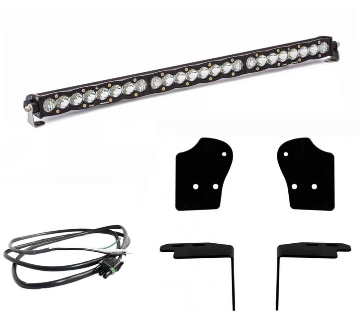Baja Designs Ford S8 30 Inch Grille Upper Light Bar Kit - Ford 2017-20 F-150 Raptor