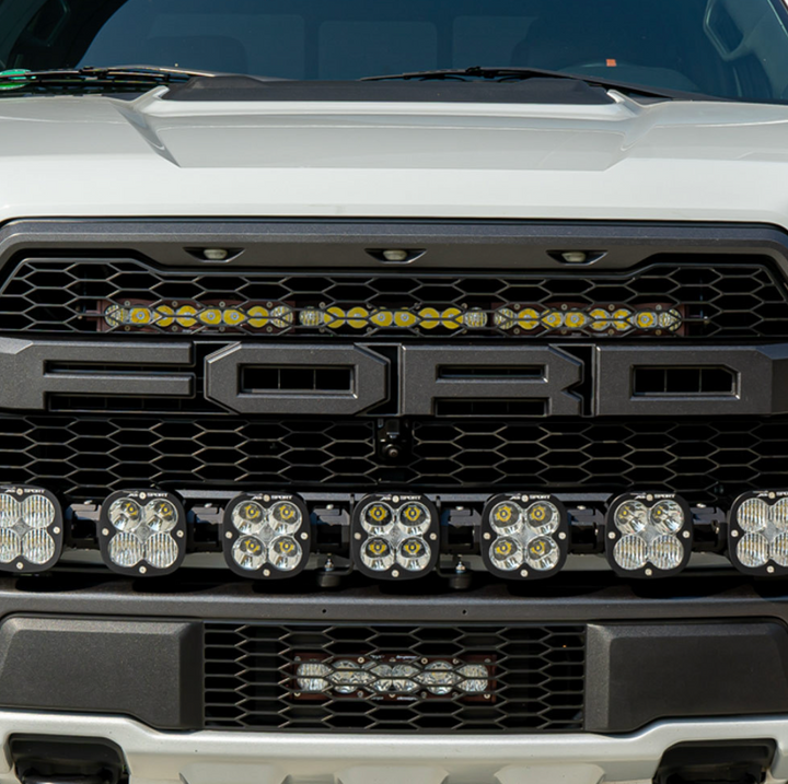 Baja Designs Ford S8 30 Inch Grille Upper Light Bar Kit - Ford 2017-20 F-150 Raptor