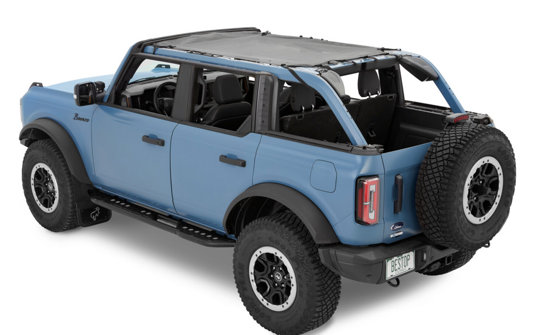 Bestop Safari Bimini Top for 21-25 Ford Bronco