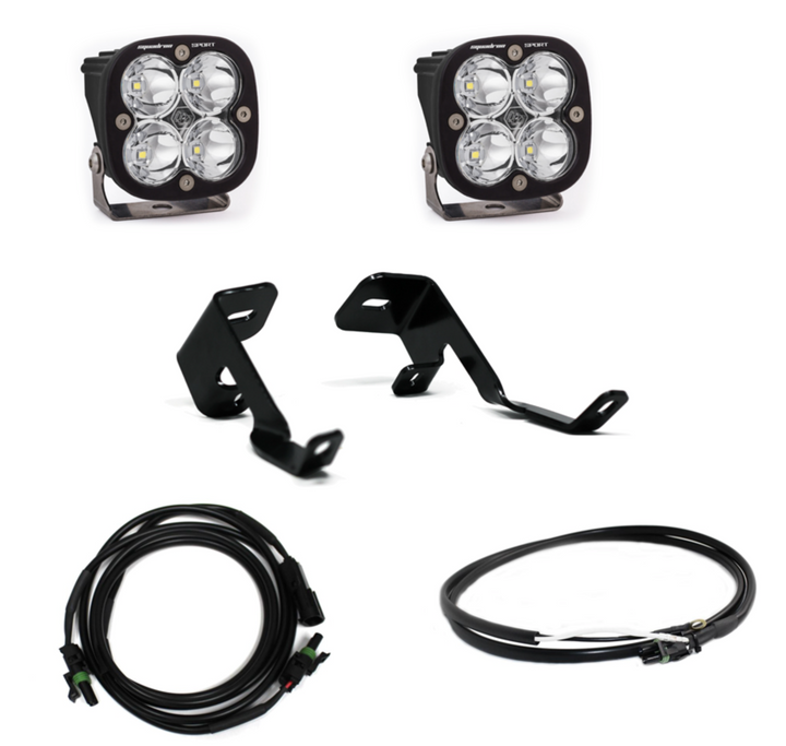 Baja Designs Ford Squadron Pro A-Pillar Light Kit - Ford 2015-2020 F-150; 2017-2020 F-150 Raptor
