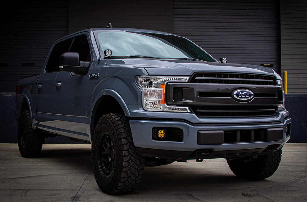 Baja Designs Ford Squadron Pro A-Pillar Light Kit - Ford 2015-2020 F-150; 2017-2020 F-150 Raptor