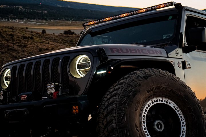Jeep JL/JT S8 50 Inch Roof Mount Light Kit - Jeep 2020-2025 Gladiator; 2018-2025 Wrangler JL