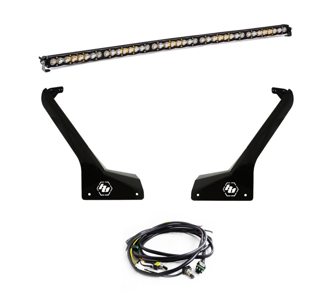 Jeep JL/JT S8 50 Inch Roof Mount Light Kit - Jeep 2020-2025 Gladiator; 2018-2025 Wrangler JL