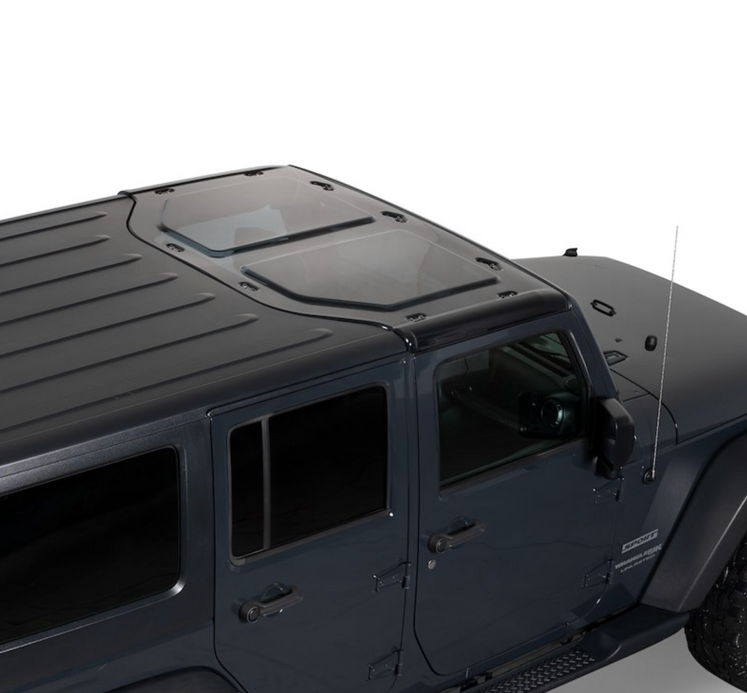 Putco Element Sky View Clear Lid Hard Top for Roof for Jeep Wrangler JK 2009-2017 (Also fits 2018 JK body)