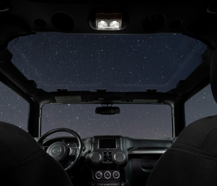 Putco Element Sky View Clear Lid Hard Top for Roof for Jeep Wrangler JK 2009-2017 (Also fits 2018 JK body)