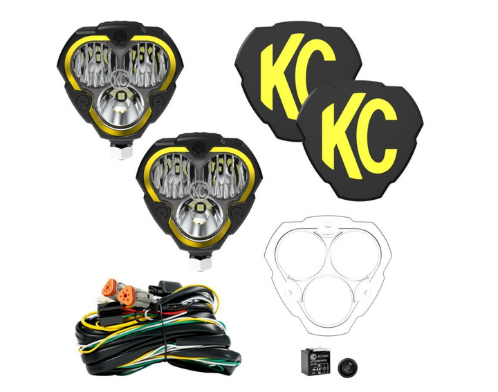 KC Hilite FLEX ERA® 3 Light Master LED Light Pod Kit (pair included)