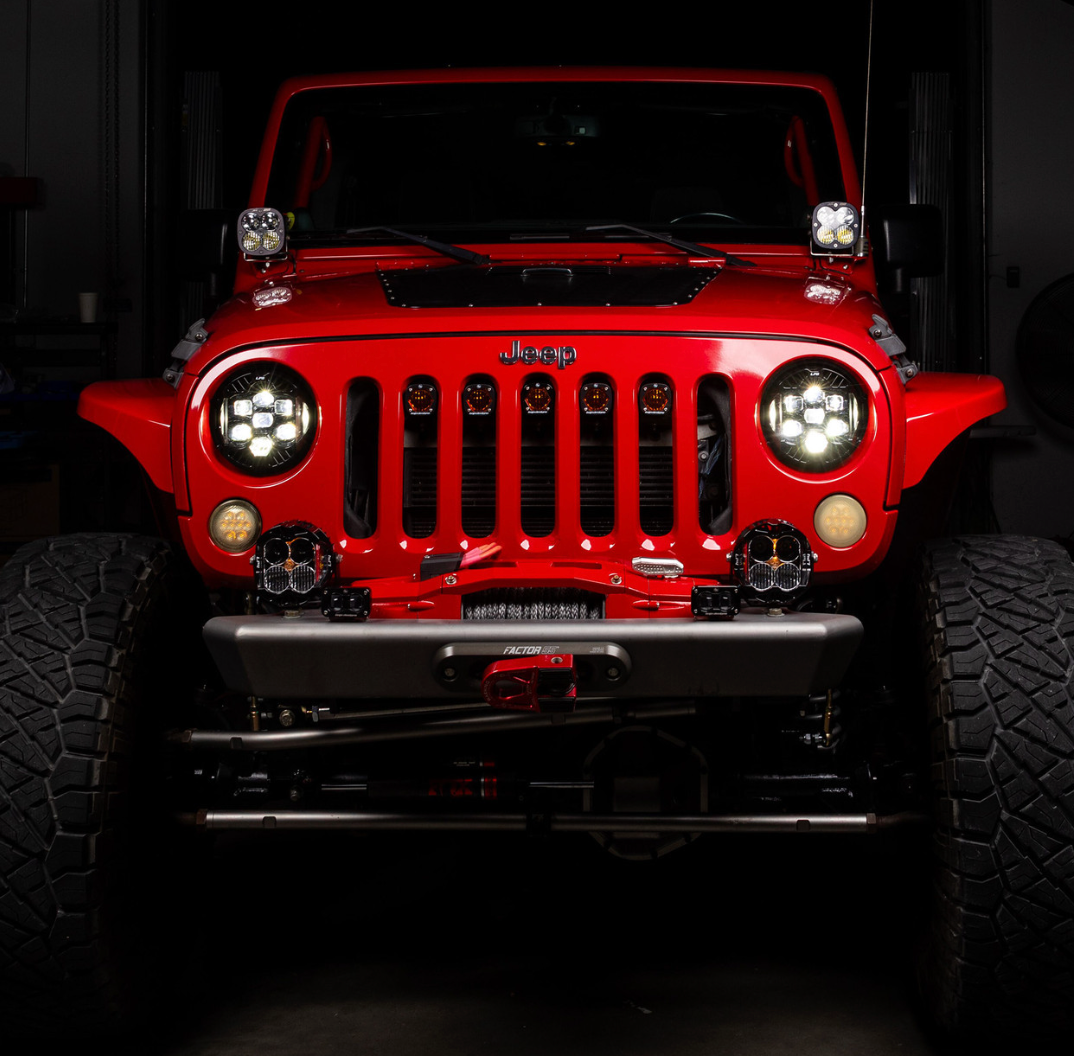 Baja Designs DOT LP6 LED Headlight Kit - Jeep 2007-2018 Wrangler JK