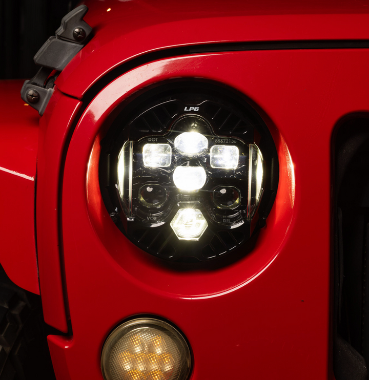 Baja Designs DOT LP6 LED Headlight Kit - Jeep 2007-2018 Wrangler JK