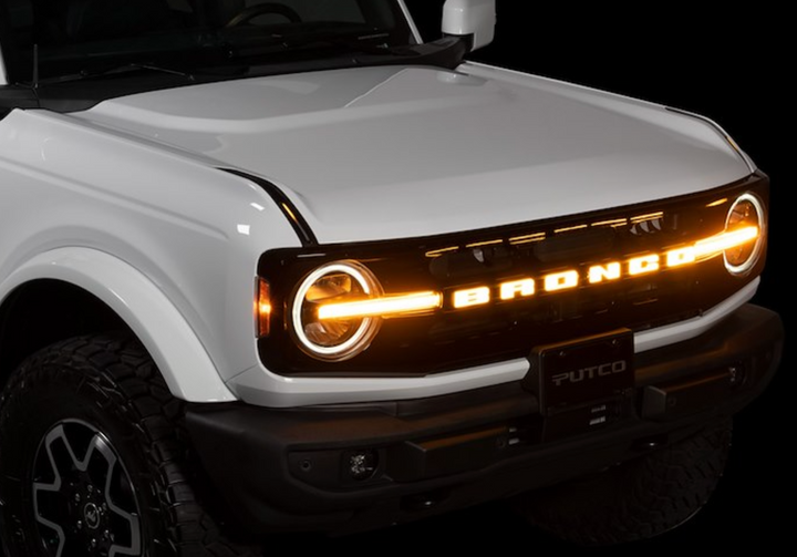 Putco Luminix LED Grille Emblem - Fits Ford Bronco 2021-2026