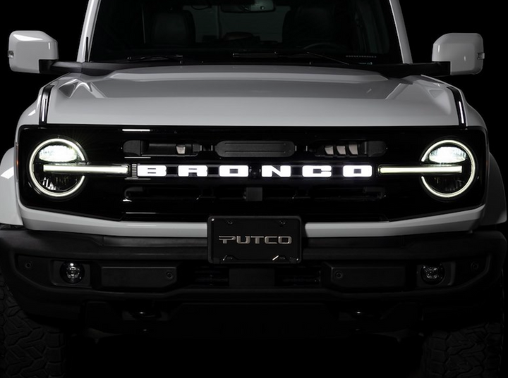Putco Luminix LED Grille Emblem - Fits Ford Bronco 2021-2026