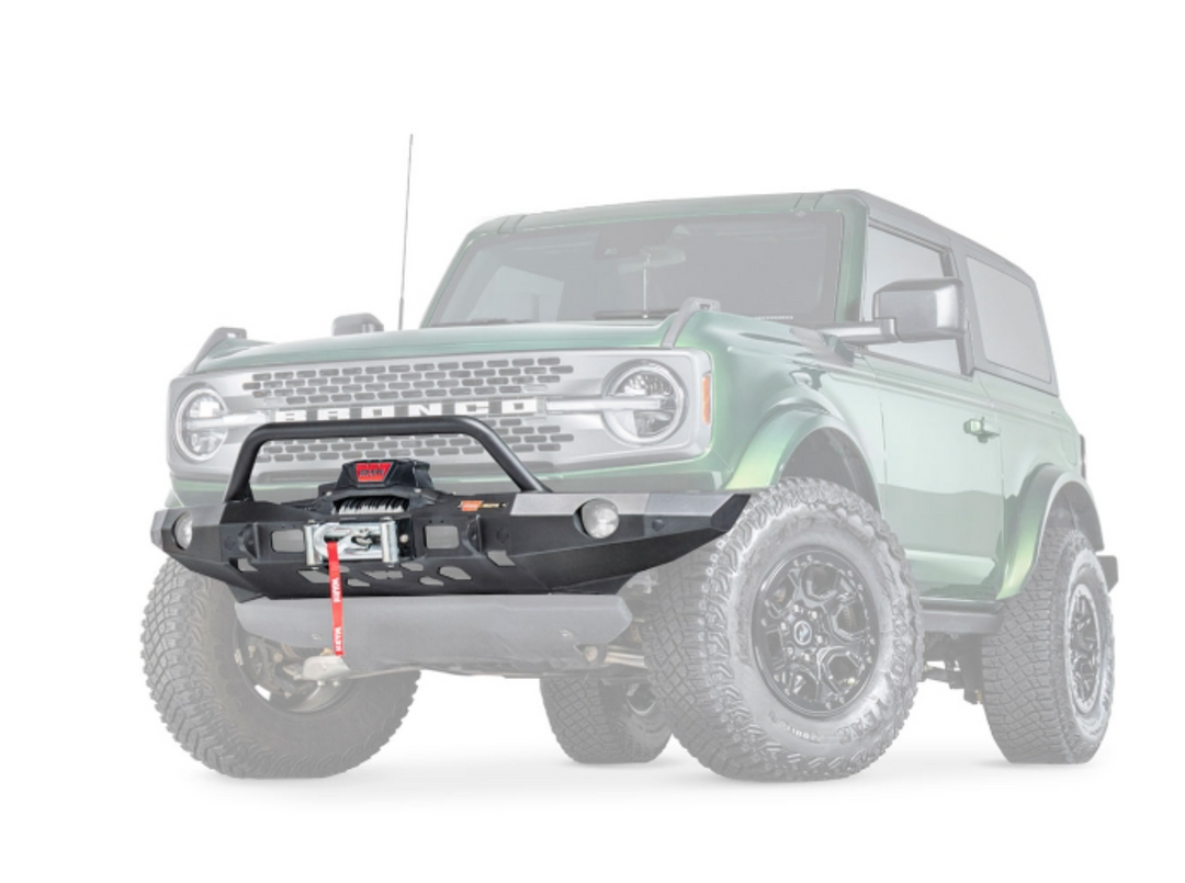 Warn Elite Series Front Bumper - 2021-2026 Ford Bronco