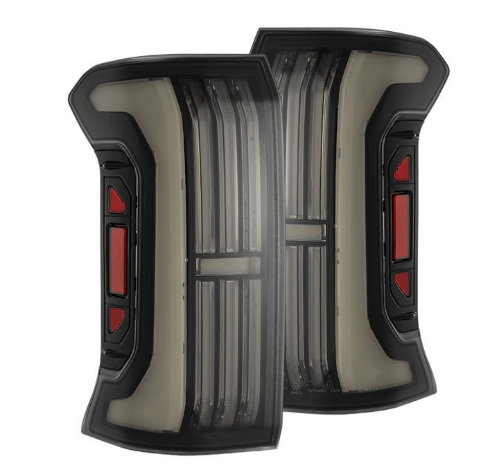 Alpharex - 2024-2025 Toyota Tacoma NOVA-Series Prismatic LED Tail Lights Alpha-Black