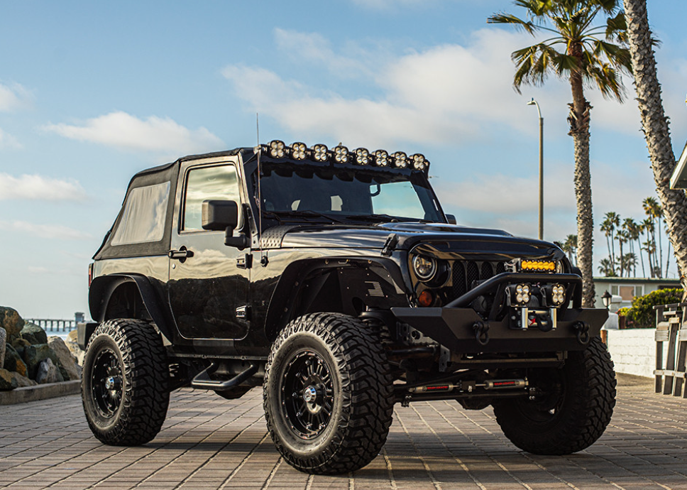 Baja Designs Jeep JK XL Linkable Roof Mount Light Kit - Jeep 2007-18 Wrangler JK