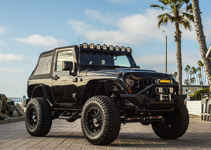 Baja Designs Jeep JK XL Linkable Roof Mount Light Kit - Jeep 2007-18 Wrangler JK