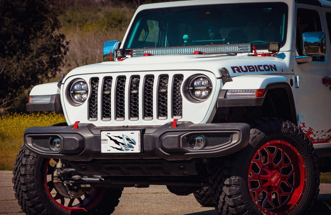 AlphaRex NOVA-Series LED Projector Headlights Alpha-black 18-25 Jeep Wrangler JL/Gladiator