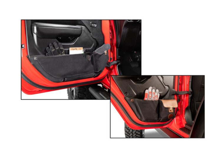 Overland Outfitters Door Panel Pockets for 18-26 Jeep Wrangler JL & Gladiator JT