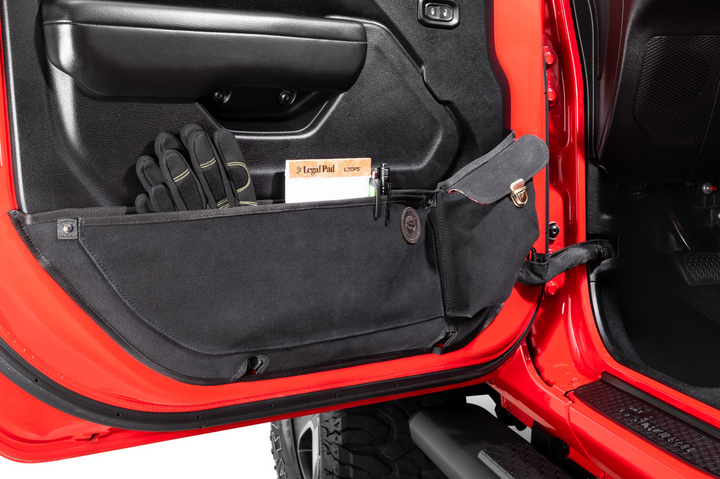 Overland Outfitters Door Panel Pockets for 18-26 Jeep Wrangler JL & Gladiator JT